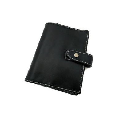 #ad 6 Ring Pocket A7 Size Genuine Leather Planner Agenda Black Malden $47.00