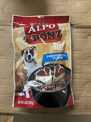 #ad 1 Pack Purina Alpo TBonz Treats Porterhouse Flavor Past BB DATE Sept 2023 $10.00