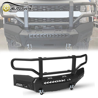 #ad For 2019 2020 2021 Chevy Silverado 1500 3in1 Front Bumper amp; Side Wing amp; Bull Bar $646.97