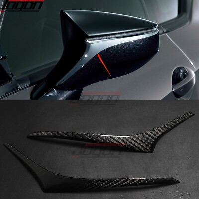 #ad Carbon Side Mirror Bezel Body Trim For Lexus IS300h IS350 500 F Sport 2021 2022 $82.50
