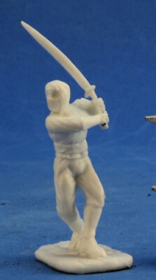 #ad Reaper Miniatures Ninja #80032 Chronoscope Bones Unpainted Plastic Mini Figure $5.77