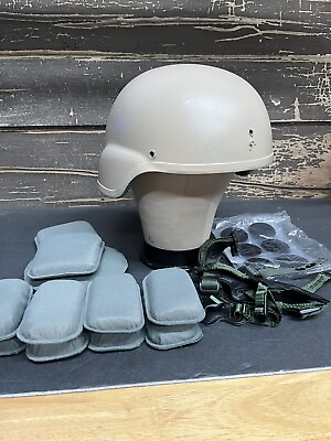 #ad USMC MSA Advanced Combat Helmet Made W KEVLAR ACH MEDIUM USMC 8470 01 506 6369 $224.88