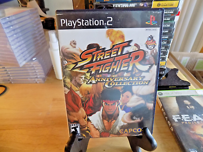 #ad Street Fighter Anniversary Collection CIB good shape PS2 Playstation 2 $18.95