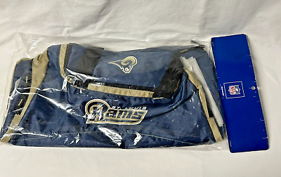 #ad St Louis Rams Reebok Duffle Gym Bag 21quot; Wide NFL Football New Sealed $30.00