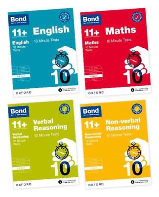 #ad Bond 11: Bond 11 10 Minute Tests Bundle with Answer Support 8 9 years by Bond $48.04