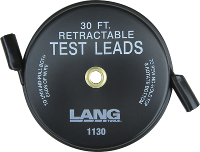 #ad Lang 1130 30ft Retractable Test Leads 18 Gauge Wire $17.99