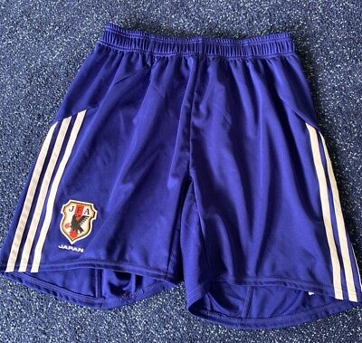 #ad Japan Soccer Football Shorts Original Vintage Adidas Blue Very Good $30.00