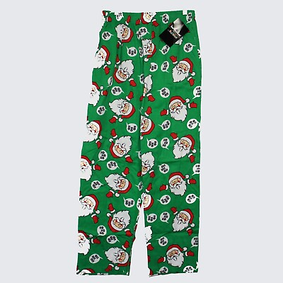 #ad Fun Boxers Mens Holiday Family PJ Pants Christmas Xmas Sleepwear Santa Medium $8.44