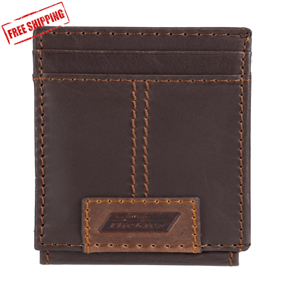 #ad Genuine Dickies Men#x27;s RFID Leather Magnetic Front Pocket Wallet 🥇🥇🥇 $20.00