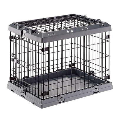 #ad #ad Superior Hybrid ECO Dog Crate and Playpen 24 inch Dog Crate Small Breeds Gray $101.17