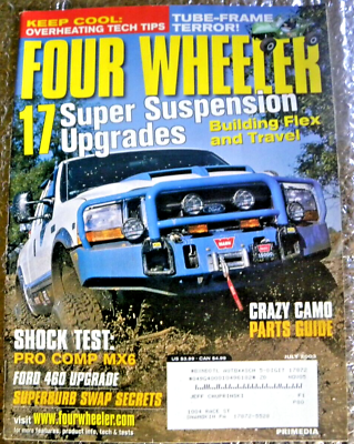 #ad Four Wheeler Magazine July 2003 17 Super Suspension Upgrades FREE SHIPPING $11.75