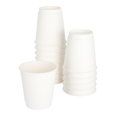 #ad Karat 10oz Insulated Paper Hot Cups White 90mm 500 ct C KIC510W $83.63