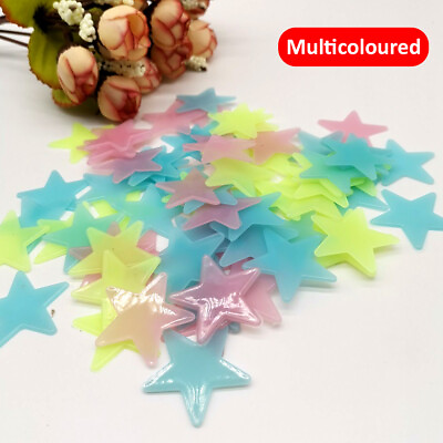 #ad 100pieces Glow In The Dark Stars Night Light Wall Stickers Decal Kids Room Home $4.64