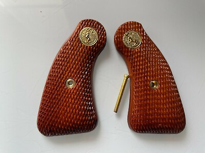 #ad Hardwood Panel Grip For Colt D Frame Long Butt early 60s Detective Special New $47.49