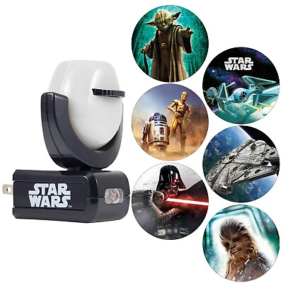 #ad Projectables Disney Star Wars LED Night Light Projector Plug in Dusk to Da... $34.39