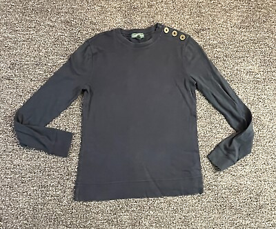 #ad #ad Lauren Ralph Lauren Lauren Jeans Co Long Slv Black Button T Shirt $15.99