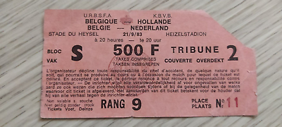#ad Ticket 1983 Marco Van Basten Netherlands Goal #1 $199.99