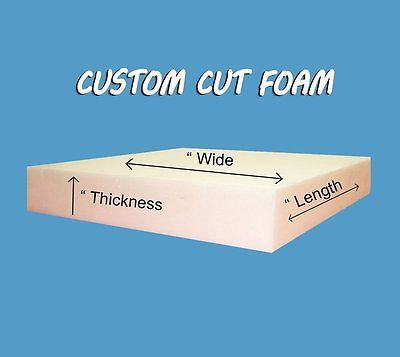 #ad Custom Cut Upholstery Foam Cushion Any Size Firm Free Shipping $234.99