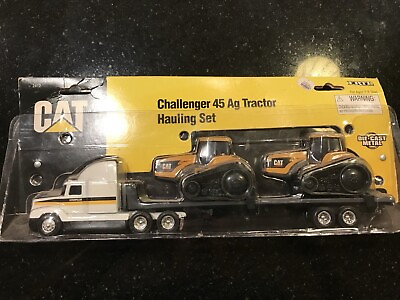 #ad Lot of 10 CAT Tractor and Implements 1:64 Diecast $125.00