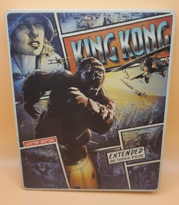 #ad King Kong Steel Book Blu Ray 2014 2 Disc $11.90