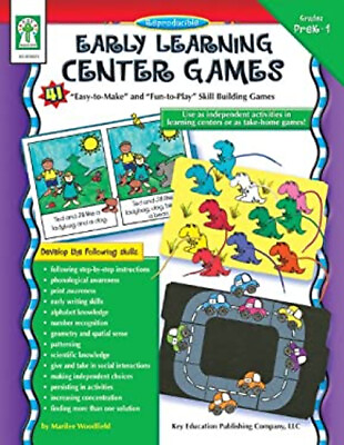 #ad Early Learning Center Games Grades Pk 1 : 41 quot;Easy to Makequot; an $4.50
