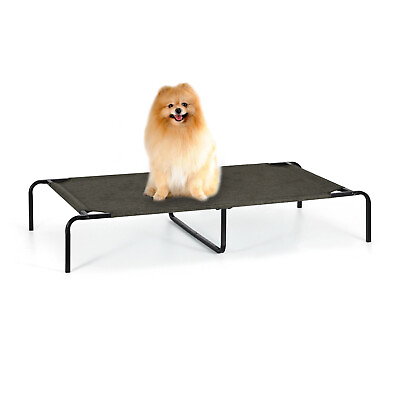 Elevated Dog Beds Waterproof Cooling Raised Dog Bed Pet Cot with Washable Mesh $21.99