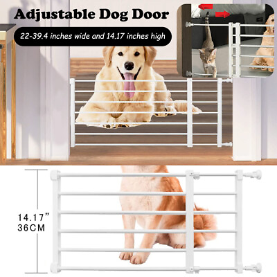 #ad #ad Short Dog Gate Baby Safety Gate Pet Indoor Retractable Step Over Pressure Gate $28.49