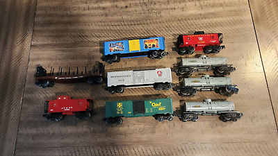 #ad LIONEL 0 GAUGE LOT OF 9 FREIGHT CARS SEE PICTURES AND DESCRIPTION $44.00