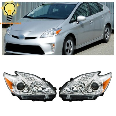 #ad #ad For 2012 2013 2014 2015 Toyota Prius Headlights Headlamps Driveramp;Passenger Side $101.31