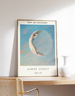 #ad Albert Aublet Poster Exhibition Poster Goddess Print Boho Art Museum Pos $220.00