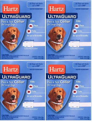 #ad Hartz UltraGuard Flea amp; Tick Collar for Large Dogs 4 Pack $14.99