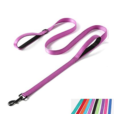 #ad #ad Reflective Nylon Dog Leash Heavy Duty Two Handles with Padded for Extra Contr... $19.26