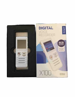 #ad DICTOPRO X100 Digital Voice Activated Recorder Portable Mini Dictaphone 8GB $7.06
