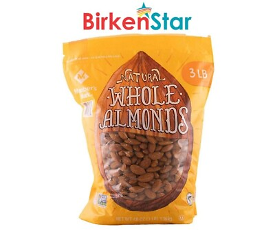 #ad Member#x27;s Mark Natural Whole Almonds 3 lbs. Great Price $18.94