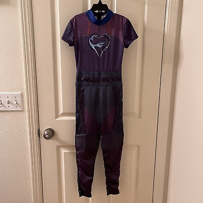 #ad Spirit Descendants 3 Mal Bodysuit Halloween Costume Girls Size Medium 8 10 $14.99