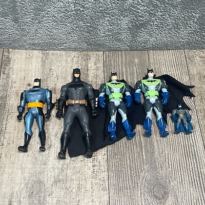 #ad Lot Of 5 Imagine DC Batman Action Figures Lot $11.99