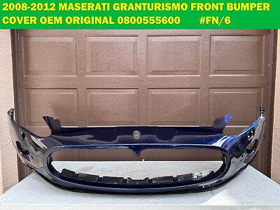 #ad ✅ 2008 2012 Maserati GranTurismo GT Front Bumper Cover OEM Factory 080055600 $1099.00