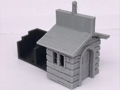 #ad Railway Miniature Small Boiler House Coal Room N Scale 1:150 Miniature Model $7.99