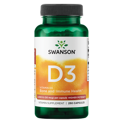 #ad #ad Swanson Vitamin D3 Higher Potency 2000 Iu 250 Capsules $10.24