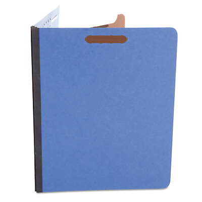 #ad UNIVERSAL Pressboard Classification Folders Letter Four Section Cobalt Blue $15.90