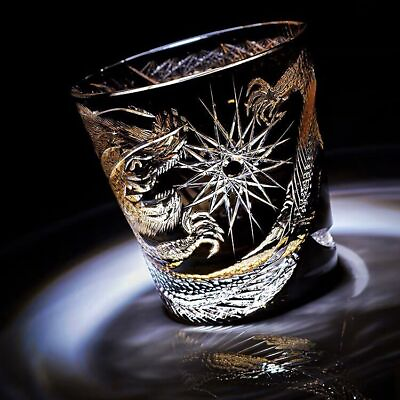 #ad HOT Japan Edo Kiriko Craft Handmade Crystal Rock Glass Whisky Beer Sake Shochu $237.46