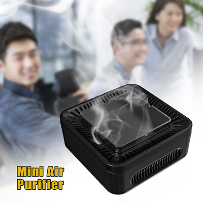 #ad Smoke Grabber Smokeless Ashtray Triple Filter Smoke Odor Eliminator Low Noise $31.35
