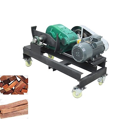 #ad Heavy Duty Automatic Wood Splitter 220V 3KW Chopping Machine for Oak Rosewood $1541.60