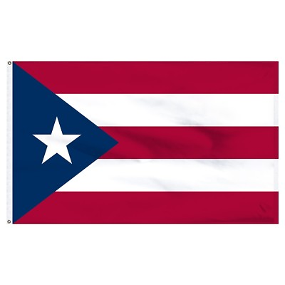 #ad 3x5 Puerto Rico Polyester Flag Premium Banner Grommets FAST USA SHIPPING $8.44