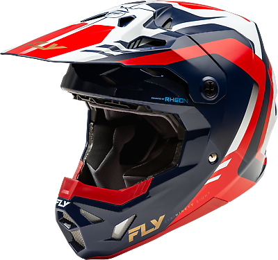#ad Fly Racing Formula CP Krypton Helmet 2024 Red White Navy Sm $259.95