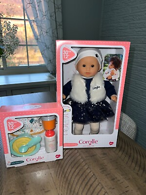 #ad Corolle Marguerite Starlit Night 12#x27;#x27;#x27; Baby Doll New w accessories set bottle $49.99