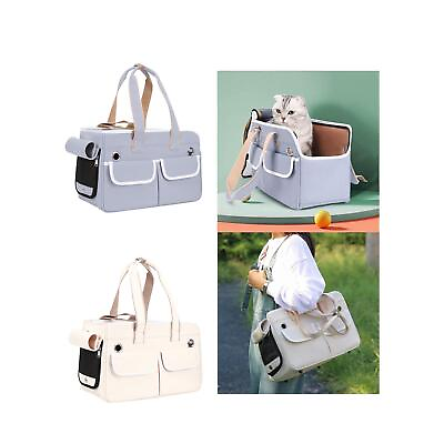 #ad Small Cat Dog Carriers Multiuse Portable Durable Handbag for Dog Cat Walking $34.54