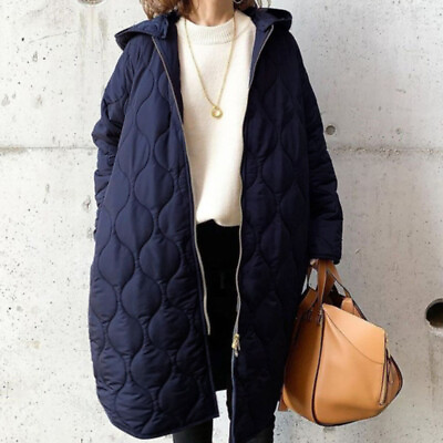#ad New Women#x27;s Coat Hoodies Loose Long Sleeve Winter Warm Coat Thickened Jacket $23.42