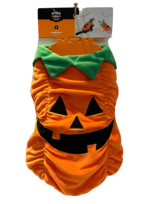 #ad Halloween Pet Costume Pumpkin Small Dogs Cats Size Small NEW $10.95
