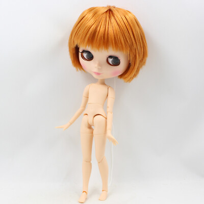 #ad 12quot; Neo Blythe factory Doll short Orange hair gentle white 20 joints boy body $75.99
